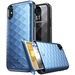 i-Blason Argos iPhone X Case - For Apple iPhone X Smartphone - Blue - Smooth - Polycarbonate, Thermoplastic Polyurethane (TPU)