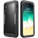 i-Blason Magma iPhone X Case - For Apple iPhone X Smartphone - Black - Polycarbonate, Thermoplastic Polyurethane (TPU)