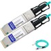 AddOn Dell Compatible TAA Compliant 100GBase-AOC QSFP28 to QSFP28 Direct Attach Cable (850nm, MMF, 15m) - 100% compatible and guaranteed to work