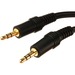 4XEM 10ft 3.5MM Stereo Mini Jack M/M Audio Cable - 10 ft Mini-phone Audio Cable for Audio Device, Speaker, iPod, iPhone, MP3 Player, Home Theater System - First End: 1 x Mini-phone Stereo Audio - Male - Second End: 1 x Mini-phone Stereo Audio - Male - Shi