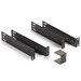 Black Box Rack Mount for KVM Extender, KVM Switch - Black - TAA Compliant