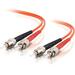 C2G-15m ST-ST 62.5/125 OM1 Duplex Multimode PVC Fiber Optic Cable - Orange - Fiber Optic for Network Device - ST Male - ST Male - 62.5/125 - Duplex Multimode - OM1 - 15m - Orange