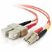 C2G 2m LC-SC 62.5/125 Duplex Multimode OM1 Fiber Cable - Orange - 6ft - 2m LC-SC 62.5/125 Duplex Multimode OM1 Fiber Cable - Orange - 6ft
