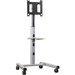 Chief Mobile Cart Kit: PFCUS with PAC700 Case - 200 lb Capacity - 37.1" Width x 32.1" Depth x 81.6" Height - Silver - For 1 Devices