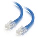 C2G 1ft Cat5e Non-Booted Unshielded Network Patch Ethernet Cable - Blue - Category 5e for Network Device - RJ-45 Male - RJ-45 Male - 1ft - Blue
