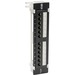 Tripp Lite Cat5 / Cat5e Wall-Mount PoE Patch Panel 12-Port 110 568A/B RJ45 - 12 Port(s) - 12 x RJ-45 - Black - Wall Mountable - TAA Compliant