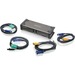 IOGEAR MiniView GCS1742 2-Port Dual View KVM Switch - 2 x 1 - 2 x SPHD-15 Video/USB, 2 x SPHD-15 Audio/Video