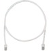 Panduit Cat.5e U/UTP Network Cable - 20 ft Category 5e Network Cable for Network Device - First End: 1 x RJ-45 Network - Male - Second End: 1 x RJ-45 Network - Male - Patch Cable - 24 AWG - Off White - 1