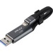 PNY DUO LINK USB 3.0 OTG Flash Drive For iPhone and iPad - 64 GB - Lightning, USB 3.0 Type A - 1 Year Warranty