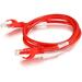C2G-14ft Cat6 Snagless Crossover Unshielded (UTP) Network Patch Cable - Red - Category 6 for Network Device - RJ-45 Male - RJ-45 Male - Crossover - 14ft - Red