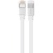 Moshi Gigabit Ethernet Cat 6 Cable 12 ft (3.6 m) up to 1000 Mbps, Flat Cable Design, Durable Construction - Moshi's Gigabit Ethernet Cat 6 Cable is designed with a flat architecture so you can easily snake it around corners to keep your workspace tidy. Fe