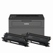 Brother HL-L2370DW XL Extended Print Monochrome Compact Laser Printer with up to 2 Years of Toner In-box - 36 ppm Mono Print - A5, Folio, Legal, Letter, A4, Executive, A6, Com10 Envelope, DL Envelope, C5 Envelope, Monarch Envelope - 251 sheets Standard In