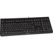 CHERRY KC 1000 Keyboard - Cable Connectivity - USB Interface Calculator, Email, Browser, Sleep Hot Key(s) - English (UK) - Black