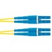 Panduit Fiber Optic Duplex Network Cable - 3 ft Fiber Optic Network Cable - First End: 2 x LC Network - Male - Second End: 2 x LC Network - Male - Patch Cable - Yellow