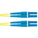 Panduit Fiber Optic Duplex Patch Network Cable - 114.83 ft Fiber Optic Network Cable for Network Device - First End: 2 x LC Network - Male - Second End: 2 x LC Network - Male - Patch Cable - Yellow - 1