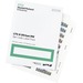 HPE LTO-8 Ultrium RW Bar Code Label Pack - Barium Ferrite - 110 / Pack