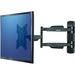 Fellowes Full Motion TV Wall Mount - 1 Display(s) Supported - 55" Screen Support - 77 lb Load Capacity