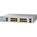 Cisco Catalyst WS-C2960L-16PS-LL Ethernet Switch - 16 Ports - Manageable - Gigabit Ethernet - 10/100/1000Base-T, 1000Base-X - Refurbished - 4 Layer Supported - Modular - 2 SFP Slots - Twisted Pair, Optical Fiber - Magnetic Mount, Rail-mountable