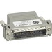 Black Box MicroSwitch Modem Adapter - DB25 Male to RJ45 Female - 1 x 25-pin DB-25 Serial Male - 1 x RJ-45 Network Female - TAA Compliant