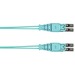 Panduit Opti-Core Push-Pull LC Duplex Fiber Optic Patch Cords - 9.84 ft Fiber Optic Network Cable for Network Device - First End: 2 x LC Network - Male - Second End: 2 x LC Network - Male - Patch Cable - 50/125 µm - Aqua - 1
