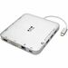 Eaton Tripp Lite Series USB-C Dock, Dual Display - 4K HDMI/mDP, VGA, USB 3.x (5Gbps), USB-A/C Hub, GbE, 60W PD Charging - Docking Station for Notebook/Tablet PC/Desktop PC/Smartphone - 60 W - USB Type C - 4 x USB Ports - 3 x USB 3.0 - Network (RJ-45) - HD