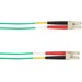 Black Box Colored Fiber OM4 50/125 Multimode Fiber Optic Patch Cable - LSZH - 6.56 ft Fiber Optic Network Cable for Network Device - First End: 2 x LC Network - Male - Second End: 2 x LC Network - Male - 10 Gbit/s - Patch Cable - LSZH - 50/125 µm - 