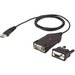 ATEN USB to RS-422/485 Adapter - 3.94 ft Serial/USB Data Transfer Cable for Notebook, Camera, Alarm - First End: 1 x USB 2.0 Type A - Male - Second End: 1 x 9-pin DB-9 RS-422/485 Serial - Male - 921.6 kbit/s - Black - 1