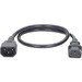 Panduit SmartZone Standard Power Cord - For PDU - 250 V AC / 10 A - Black - 2 ft Cord Length - IEC 60320 C13 / IEC 60320 C14 - 1