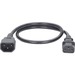 Panduit SmartZone Standard Power Cord - For PDU - 250 V AC / 10 A - Black - 4 ft Cord Length - IEC 60320 C13 / IEC 60320 C14 - 10