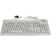 Seal Shield Silver Seal Glow Waterproof Keyboard Long Cable - Cable Connectivity - USB Interface - English (US) - QWERTY Layout - White