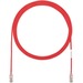 Panduit Cat.6 U/UTP Patch Network Cable - 10 ft Category 6 Network Cable for Network Device - First End: 1 x RJ-45 Network - Male - Second End: 1 x RJ-45 Network - Male - Patch Cable - 28 AWG - Red - 25
