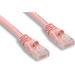 Cat6 Category 6 550mhz Patch Cord Booted Snagless - 10FT Pink - Lifetime Warranty