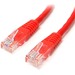 StarTech.com 6 ft Red Molded Cat5e UTP Patch Cable - Make Fast Ethernet network connections using this high quality Cat5e Cable, with Power-over-Ethernet capability - 6ft Cat5e Patch Cable - 6ft Cat 5e patch cable - 6ft Cat5e Patch Cord - 6ft Molded Patch