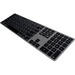 MATIAS WIRELESS BLUETOOTH ALUMINUM KEYBOARD SPACE GRAY - Wireless Connectivity - Bluetooth - English (US) - QWERTY Layout - iPhone, iPod, iPad, Notebook, Desktop Computer - Mac OS, Android, Windows - Space Gray