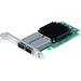 ATTO FastFrame N312 QSFP28 Optical Interface - PCI Express 3.0 x16 - 2 Port(s) - Optical Fiber - 100GBase-X - Plug-in Card