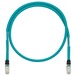 Panduit Cat.5e SF/UTP Network Cable - 32.81 ft Category 5e Network Cable for Network Device - First End: 1 x RJ-45 Network - Male - Second End: 1 x RJ-45 Network - Male - Patch Cable - Shielding - 24 AWG - Teal - 1