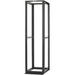 Panduit Four Post Rack - For LAN Switch, Patch Panel - 52U Rack Height x 19" Rack Width - Floor Standing - Black - Steel - 2500 lb Static/Stationary Weight Capacity