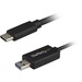 StarTech.com USB C to USB 3.0 Data Transfer Cable - Mac / Windows - Windows Easy Transfer Cable - Mac Data Transfer - 2m (6ft) - Quickly transfer your Windows or Mac files to your USB-C enabled laptop or computer - USB C to USB Data Transfer Cable for Mac