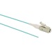 Panduit NetKey 1 Fiber Patch Cord, OM4, LC to Pigtail, 1m - 3.28 ft Fiber Optic Network Cable for Network Device - First End: 1 x LC Network - Male - Second End: 1 x Pigtail - Patch Cable - Riser - 900 µm - Blue - 1