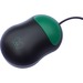 Ablenet ChesterMouse One Button Wired Computer Mouse - Optical - Cable - Green, Black - 1 Pack - USB - 800 dpi - 1 Button(s)