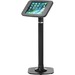 ArmorActive Pipeline Kiosk 24 in with FMJ for iPad 9.7 in Black with Baseplate - Up to 9.7" Screen Support - Portable - Metal - Black