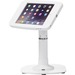 ArmorActive Pipeline Kiosk 12 in with FMJ for iPad 9.7 in White with Baseplate - Up to 9.7" Screen Support - Portable - Metal - White