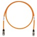 Panduit Cat.6a S/FTP Patch Network Cable - 16 ft Category 6a Network Cable for Network Device - First End: 1 x RJ-45 Network - Male - Second End: 1 x RJ-45 Network - Male - 10 Gbit/s - Patch Cable - Shielding - 26 AWG - Orange - 1