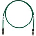 Panduit Cat.6a S/FTP Patch Network Cable - 1.64 ft Category 6a Network Cable for Network Device - First End: 1 x RJ-45 Network - Male - Second End: 1 x RJ-45 Network - Male - 10 Gbit/s - Patch Cable - Shielding - 26 AWG - Green