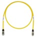 Panduit Cat.6a S/FTP Patch Network Cable - 26.25 ft Category 6a Network Cable for Network Device - First End: 1 x RJ-45 Network - Male - Second End: 1 x RJ-45 Network - Male - 10 Gbit/s - Patch Cable - Shielding - 26 AWG - Yellow - 1