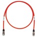 Panduit Cat.6a S/FTP Patch Network Cable - 16.40 ft Category 6a Network Cable for Network Device - First End: 1 x RJ-45 Network - Male - Second End: 1 x RJ-45 Network - Male - 10 Gbit/s - Patch Cable - Shielding - 26 AWG - Red - 1