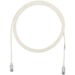 Panduit Cat.6 U/UTP Patch Network Cable - 6" Category 6 Network Cable for Network Device - First End: 1 x RJ-45 Network - Male - Second End: 1 x RJ-45 Network - Male - Patch Cable - 28 AWG - Off White - 48