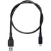 HighPoint 1M 10Gb/s USB-C to USB-A Cable - 3.28 ft USB Data Transfer Cable for Storage Device, Peripheral Device, Storage Enclosure - First End: 1 x USB Type A - Male - Second End: 1 x USB Type C - Male - 10 Gbit/s - Black