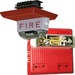 Bosch MTWP-2475C-FR Ceiling Multitone Appliance, Outdoor 24V - Wired - 33 V DC - 92 dB(A) - Audible, Visual - Ceiling Mountable - Red