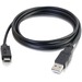 C2G 3ft (0.9m) USB 2.0 USB-C to USB-A Cable M/M - Black - 3 ft USB/USB-C Data Transfer Cable for Smartphone, Tablet, Hard Drive, Printer, Notebook, Cellular Phone, Desktop Computer, Webcam, Peripheral Device - First End: 1 x USB 2.0 Type C - Male - Second